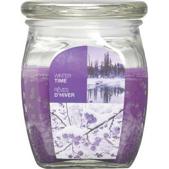 Bolsius Aromatic Winter Time - scented candle in glass 92 x 120 mm 830 g, burning time 100 hours