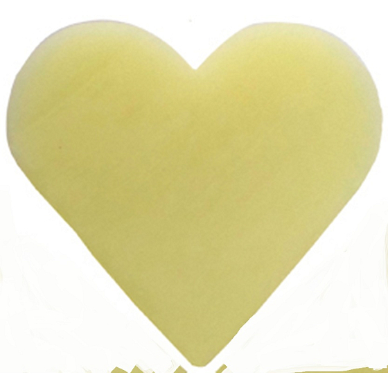 English Soap Almond natural perfumed soap Heart in organza 20 g
