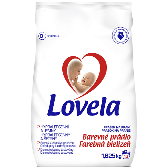 Lovela Colored laundry Hypoallergenic washing powder 13 doses 1.6 25 kg