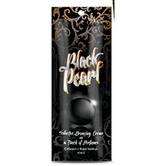 Soleo Black Pearl Strongly toning bronzer with collagen and perfume scent 5 ml for solarium
