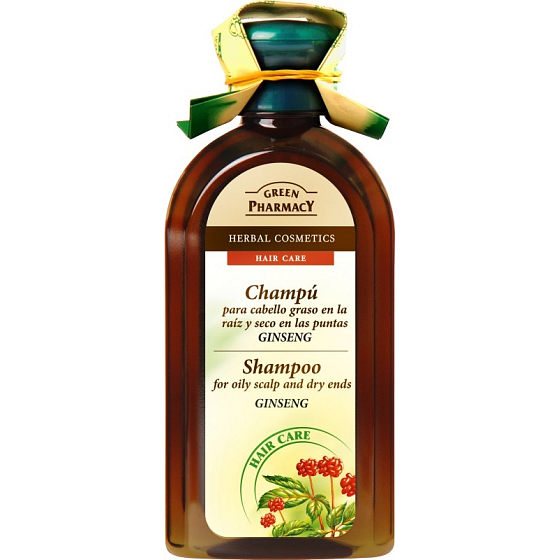 Green Pharmacy Ginseng shampoo for oily dry hair 350 ml