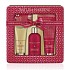 Baylis & Harding Fig and Pomegranate liquid body soap 300 ml + shower cream 130 ml + soap 150 g + hand and body cream 130 g + towel, in a tin can cosmetic set