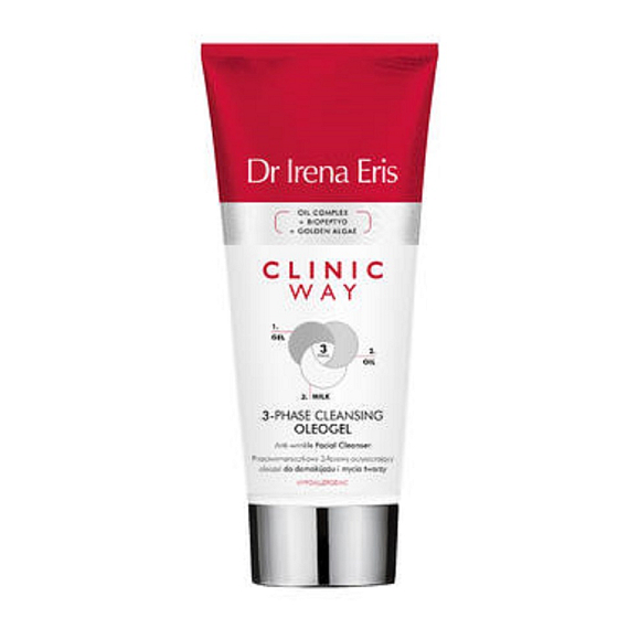 Dr Irena Eris Clinic Way Soothing oleogel 3-phase meke-up and skin cleanser 175 ml