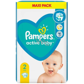 Pampers Maxi Pack 2 4-8 kg nappies 72 pcs