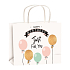 Angel Gift paper bag 23 x 18 x 10 cm birthday gold embossing balloons size M