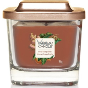 Yankee Candle Sweet Orange Spice - Sweet orange and spice soy scented candle Elevation small glass 1 wick 96 g