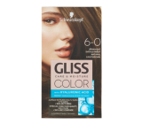 Schwarzkopf Gliss Color hair color 6-0 Natural light brown 2 x 60 ml