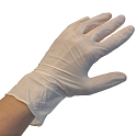 RS Arbbeitsschutz Protect Disposable gloves, examination, powder-free, latex, size M, box 100 pieces