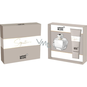 Montblanc Signature perfumed water for women 50 ml + body lotion 100 ml, gift set