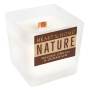 Heart & Home Nature Tomato wood and geranium scented candle small glass, burning time up to 20 hours 90 g