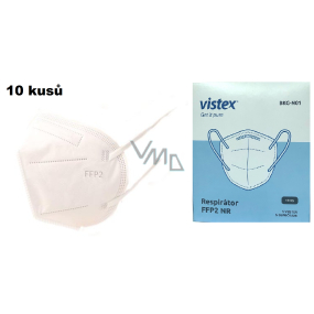 Vistex Respirator oral protective 5-layer FFP2 face mask 10 pieces
