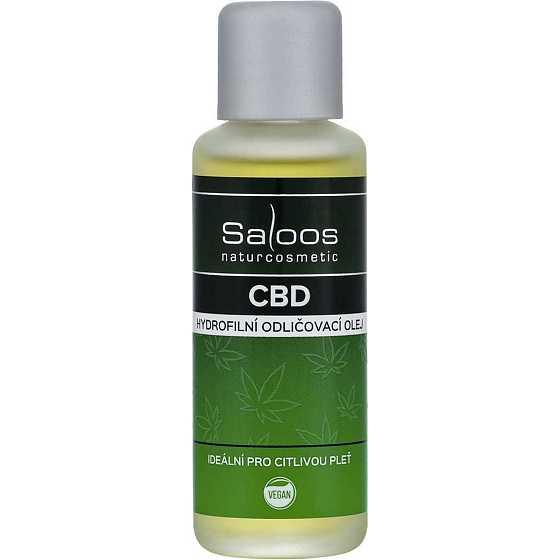 Saloos CBD hydrophilic make-up remover oil for sensitive skin 50 ml