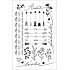 Tattoo decals Friendship black 13 x 8,5 cm