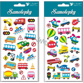 Stickers Transportation 9 x 16 cm 1 sheet