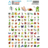 Arch School mini stickers Ladybug, frog 11,5 x 17 cm
