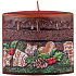 Candles Gingerbread scented candle ellipse 115 x 55 x 100 mm