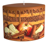Candles Cinnamon scented candle ellipse 115 x 55 x 100 mm