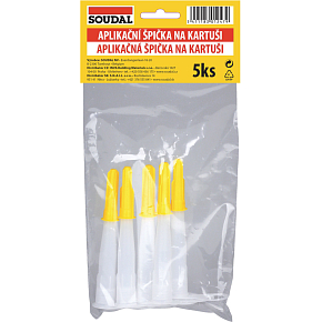 Soudal replacement applicator for cartridges, 5 pcs