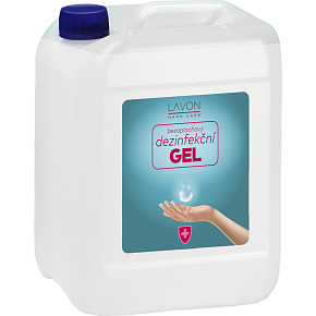 LAVON disinfectant gel, rinse-free, 5 l