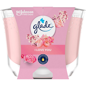 Glade Scented Candle Maxi I Love You, 204 g