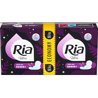 Ria Women's Ultra Super Long Pads Duopack, 18 pcs
