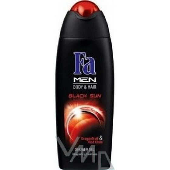 Fa Men Black Sun shower gel for body and hair for men 250 ml