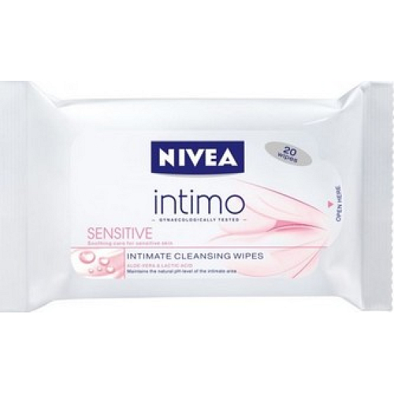 Nivea Intimo Sensitive wipes for intimate hygiene 20 pieces