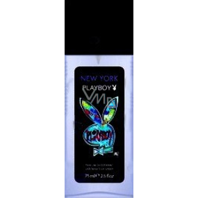 Playboy New York perfumed deodorant glass for men 75 ml