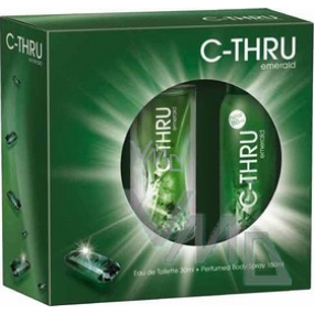 C-Thru Emerald eau de toilette 30 ml + deodorant spray 150 ml, gift set for women