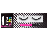 Diva & Nice False eyelashes 100% Human Hair No. 1 black 1 pair