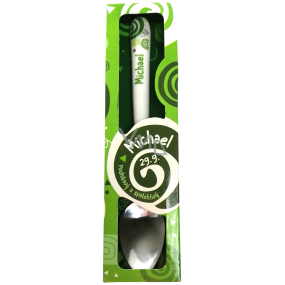 Nekupto Twister Spoon named Michael green 16 cm