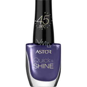 Astor Quick & Shine Nail Polish nail polish 403 Vibrant Purple 8 ml