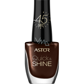 Astor Quick & Shine Nail Polish nail polish 501 Coffee Break 8 ml
