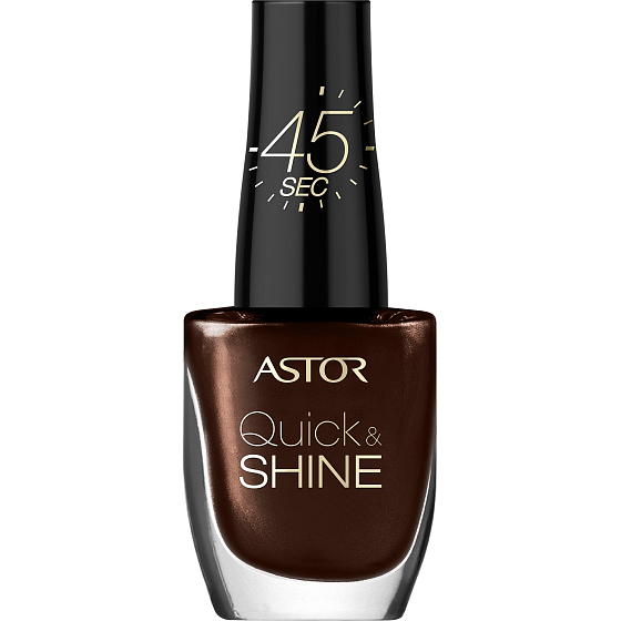 Astor Quick & Shine Nail Polish nail polish 501 Coffee Break 8 ml