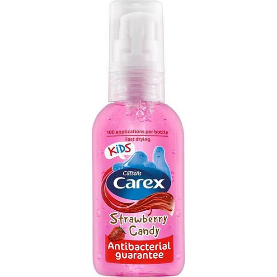 Carex Strawberry Candy Kids Strawberry antibacterial hand gel 50 ml