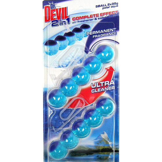 Dr. Devil Polar Aqua 2in1 5Ball Complete Effect Toilet curtain 2 x 35 g