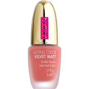 Pupa Dot Shock Lasting Color Velvet Matt nail polish 001 Sugar Peach 5 ml