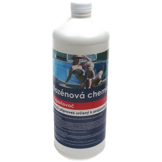 Mika Pool Chemistry Brightener liquid preparation designed to brighten pool water 1 l