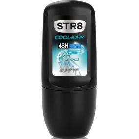 Str8 Cool + Dry Skin Protect 48h ball antiperspirant deodorant roll-on for men 50 ml