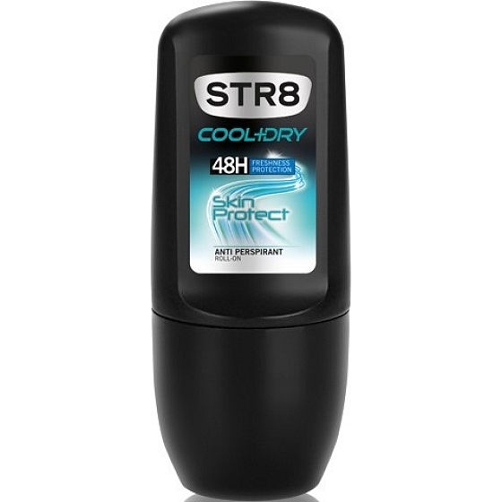 Str8 Cool + Dry Skin Protect 48h ball antiperspirant deodorant roll-on for men 50 ml