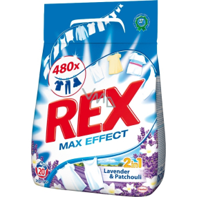 Rex Max Effect Lavender & Patchouli washing powder 20 doses of 1.4 kg