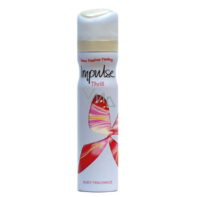 Impulse Thrill perfumed deodorant spray for women 75 ml