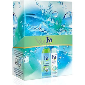 Fa Coconut Water shower gel 250 ml + Fresh Jasmine antiperspirant deodorant spray 150 ml, cosmetic set