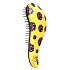 Dtangler Detangling Brush Kids Brush for easy combing of hair yellow