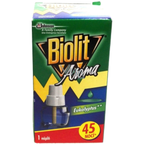 Biolit Aroma Electric vaporizer with the scent of eucalyptus against mosquitoes 45 nights refill 27 ml