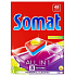 Somat All in 1 Lemon & Lime dishwasher tablets enriched with the strength of citric acid and help remove hardy dirt 48 pieces