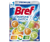 Bref Parfume Switch Peach Apple toilet block with peach and red apple scent 50g