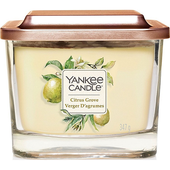 Yankee Candle Citrus Grove - Citrus Grove soy scented candle Elevation medium glass 3 wicks 347 g