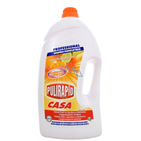 Pulirapid Casa Agrumi Citrus fruit universal liquid cleaner with ammonia and alcohol for all home washable surfaces 5 l