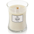 WoodWick Smoked Jasmine - Scented candle with a wooden wick and lid, glass medium 275 g